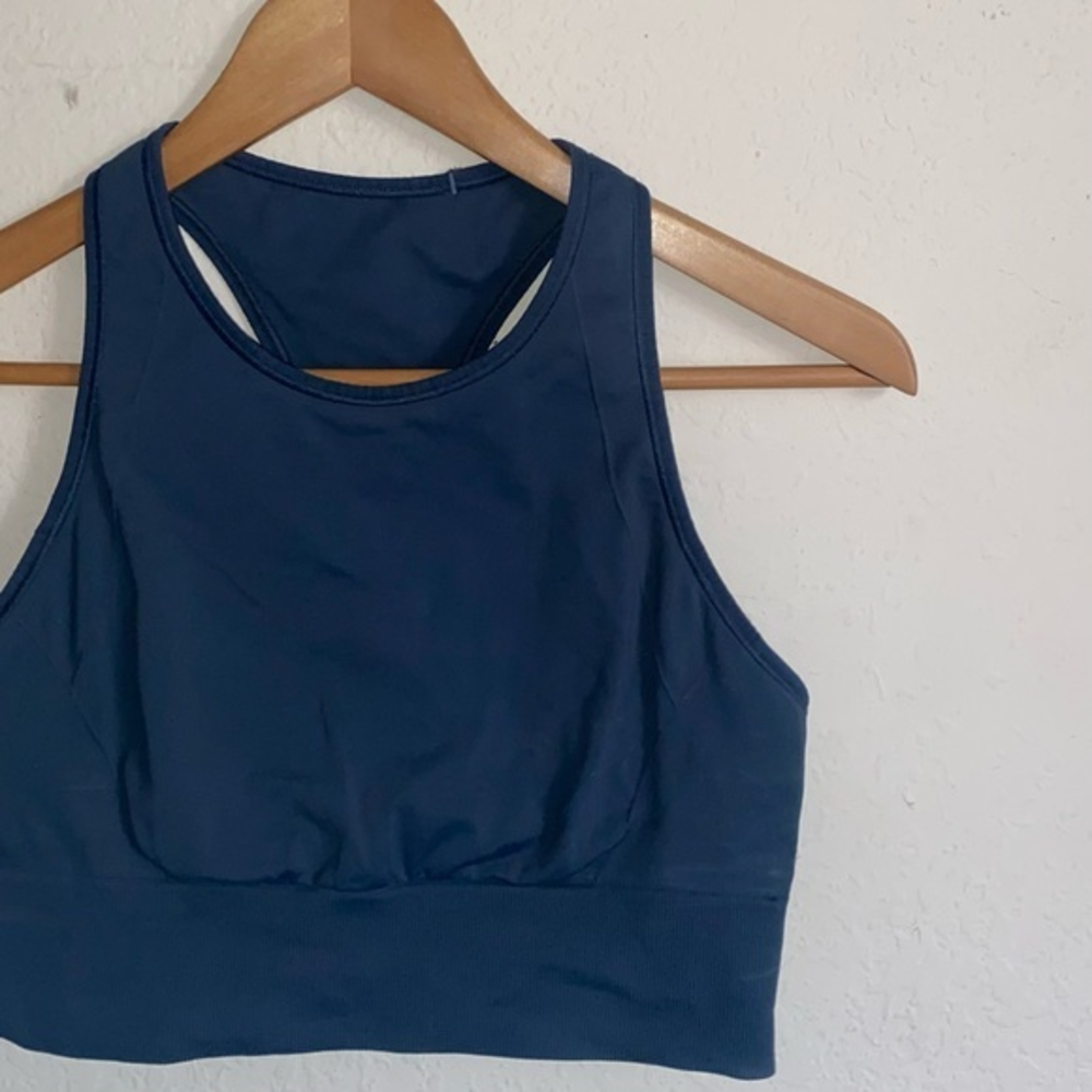 Lululemon Athletica Navy Blue‎ Sports Bra ( 8 )